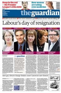 2009-06-03 Guardian front page