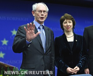 2009-11-20.Herman van Rompuy & Catherine Ashton
