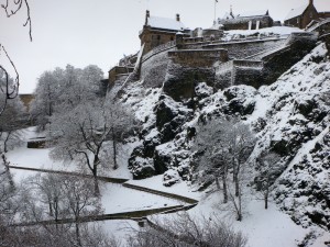 爱丁堡城堡雪景 2