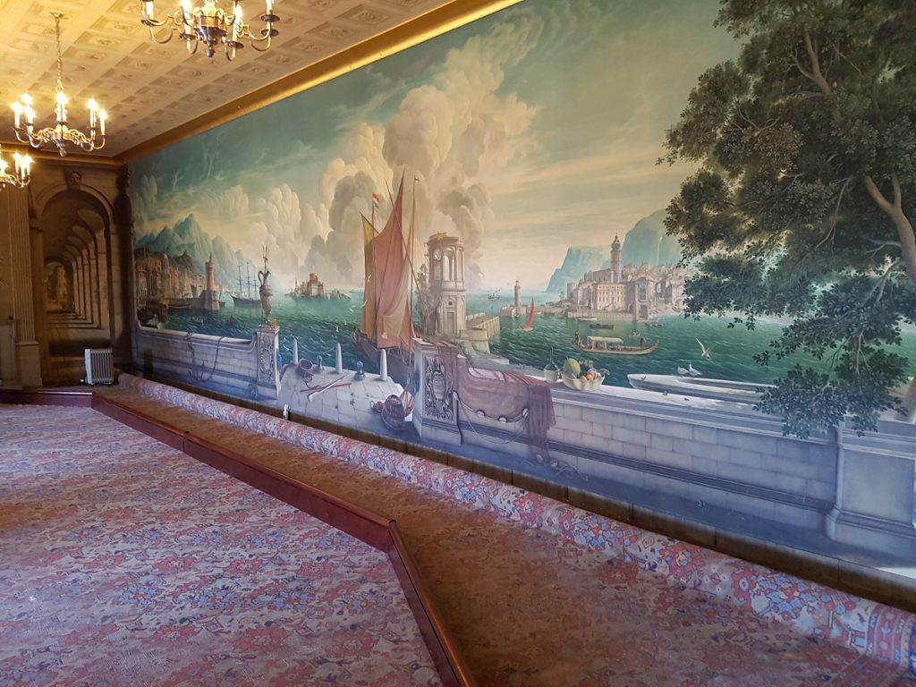 新园餐厅内Rex Whistler创作的壁画