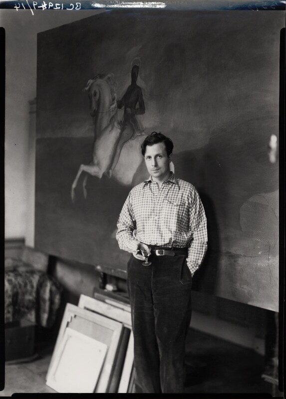 Rex Whistler, by Howard Coster, 1936. 伦敦国家肖像美术馆收藏。