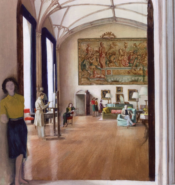 The Music Room at Plas Newyyd (unfinished), by Rex Whistler. 1938-1939